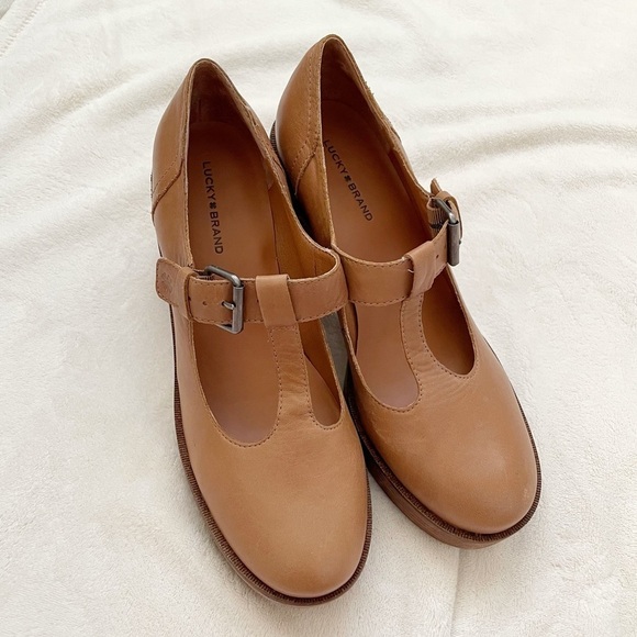 Lucky Brand Ominie Platform Pump Brown - Picture 5 of 8